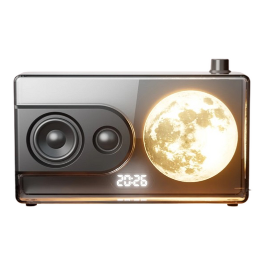 CrystalWave™ – Hi-Fi Bluetooth Speaker with Ambient Light & Sleep Mode