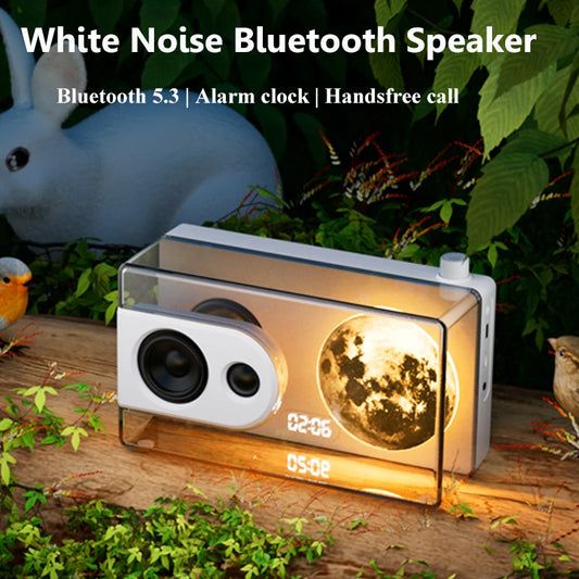 CrystalWave™ – Hi-Fi Bluetooth Speaker with Ambient Light & Sleep Mode
