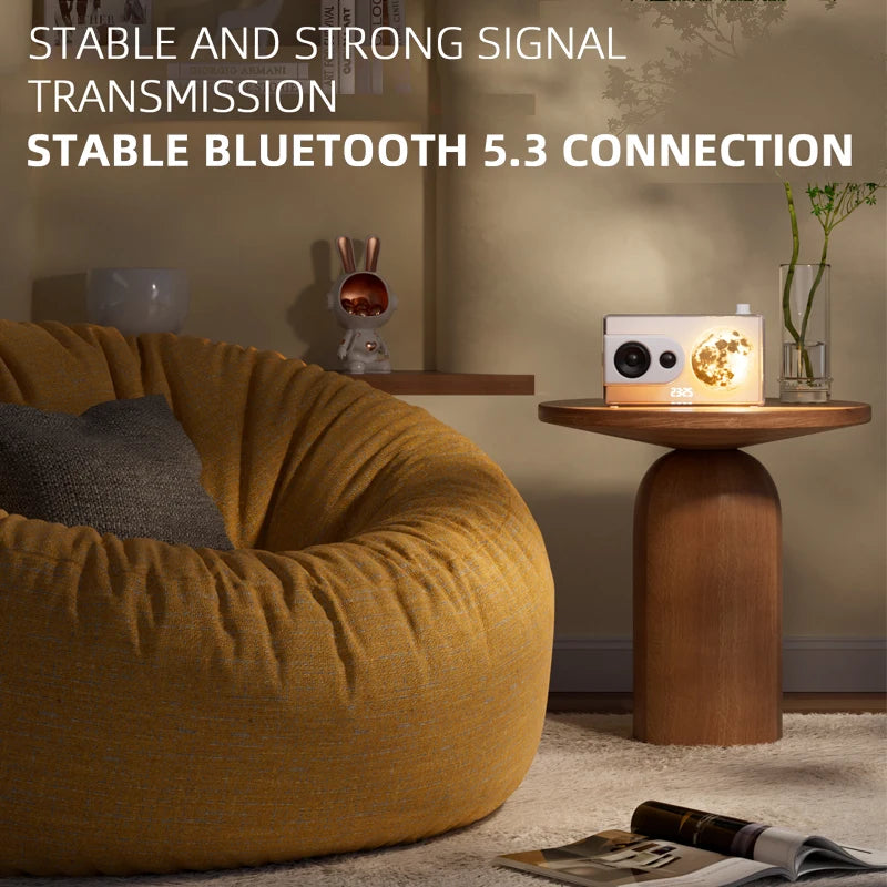 CrystalWave™ – Hi-Fi Bluetooth Speaker with Ambient Light & Sleep Mode
