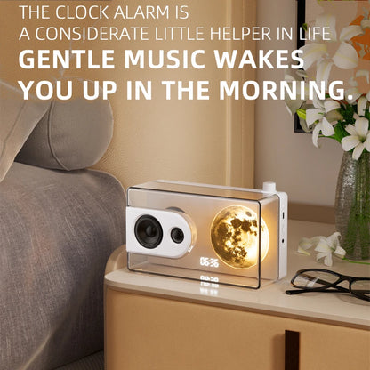 CrystalWave™ – Hi-Fi Bluetooth Speaker with Ambient Light & Sleep Mode