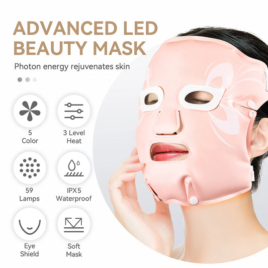 DermaLight™ – Soft Silicone LED Mask for Youthful & Luminous Skin