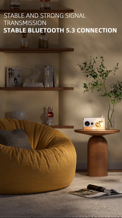 CrystalWave™ – Hi-Fi Bluetooth Speaker with Ambient Light & Sleep Mode